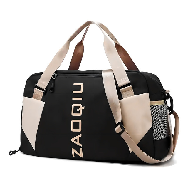 Mala Esportiva Bolsa Feminina Organizadora Passeio Viagem Cor Preto Cor Da Correia De Ombr... Mala Esportiva Bolsa Feminina Organizadora Passeio Viagem Cor Preto Cor Da Correia De Ombr...