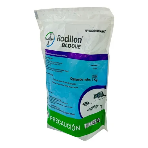 Rodilon Bloque Rodenticida Bayer x 1 kg.