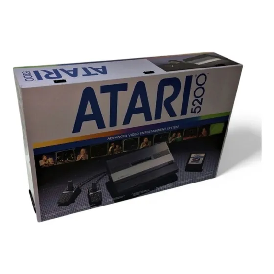 Caixa Vazia Atari 5200 De Madeira Mdf