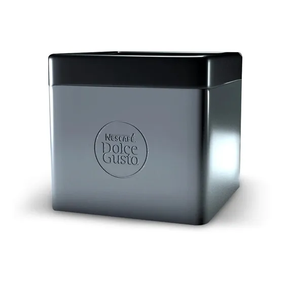 Lixo Cesto Descarte Cápsulas Café Dolce Gusto Nescafé Cinza