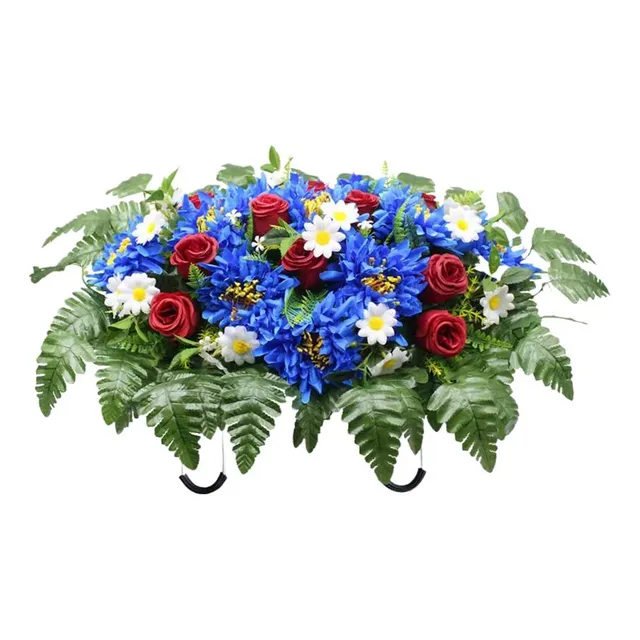 Lápida De Cementerio, Silla De Montar Con Forma De Flor, Cem