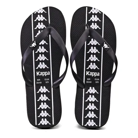 Chinelo Kappa Beach Adulto Unissex Em Borracha