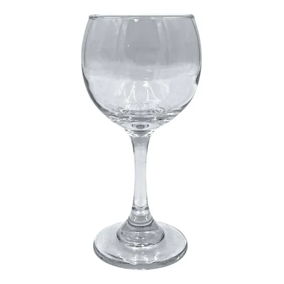 Copa Para Vino Blanco De Vidrio 8x17cm, Marca Cristar.