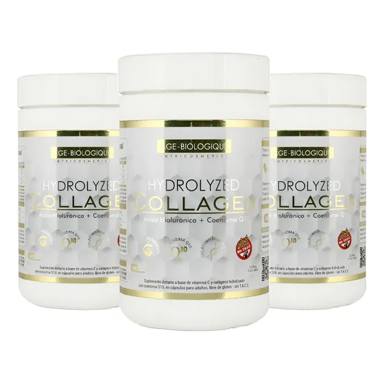 3 Collagen Age Biologique Colágeno Hidrolizado Achialuronico