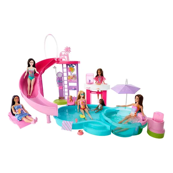 Barbie Set De Juego Piscina De Los Sueños Multicolor