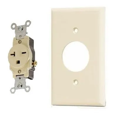 Toma Corriente Para Empotrar Tipo Chino C/tapa 220v Semilic