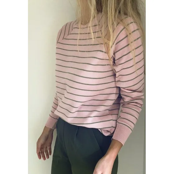 Sweater De Hilo Rayado Brisa