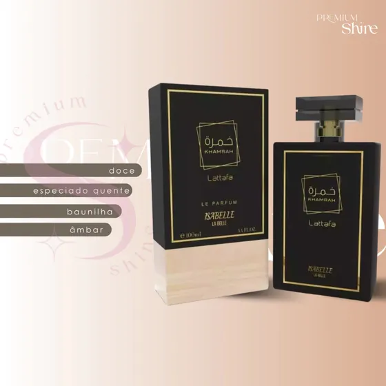 Khamrah Isabelle La Belle 100ml  Perfume Quente E Marcante