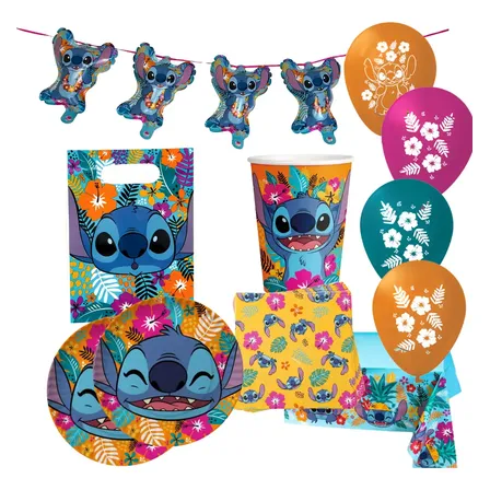 Pack Cumpleaños Stitch X 30 Cotillón Activarte