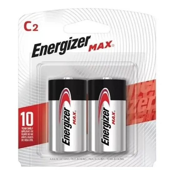 Baterías C2 Energizer Max Blister De 2 Unidades