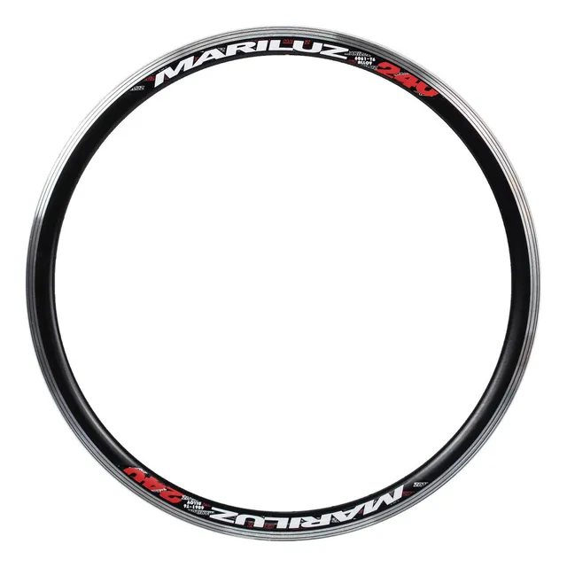 Rin Bicicleta R24 X36h Aluminio Aero Negro Ys-728 Mariluz