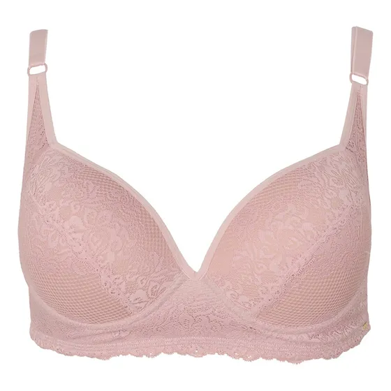 Sutiã Plus Size Reforçado Redutor Com Renda 2rios 82256     