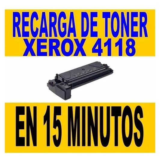 Recarga Xerox 4118 Garantia 6 Meses