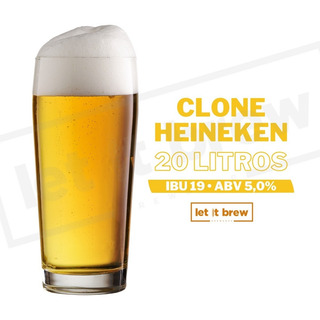 Kit Receita Cerveja Clone Heineken 20l + Brindes Kit Receita Cerveja Clone Heineken 20l + Brindes