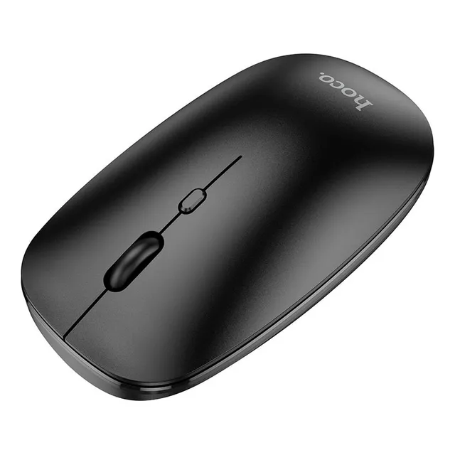 Mouse Inalámbrico Hoco Gm15 Bluetooth 2,4g Color Negro