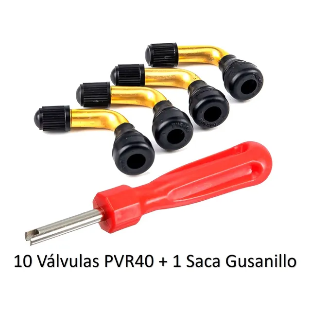 Saca Gusanillos + Valvulas Cauchos Pvr40 Motos Atv Carros