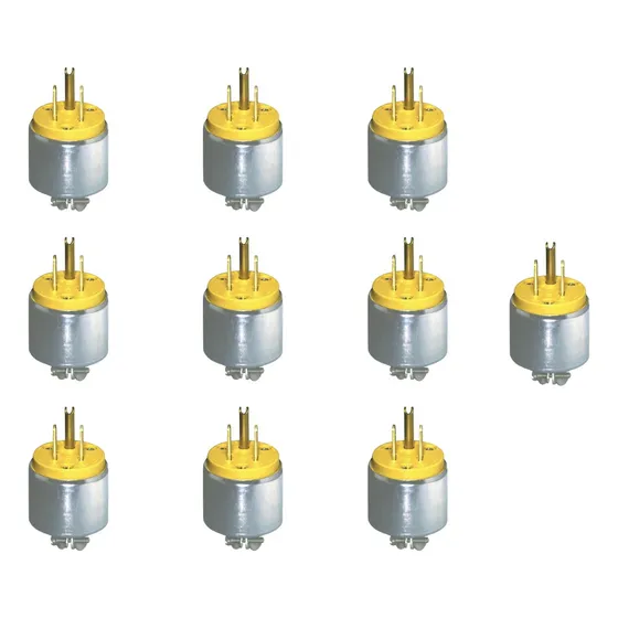 Clavija Blindada 2p 3h 15a 125v Nema 515pa Leviton 10pzas