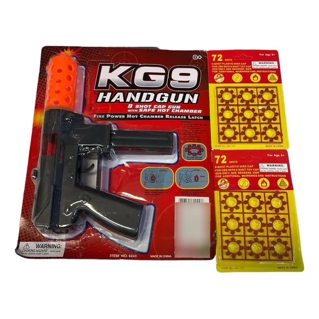 Pistola Juguete Municion Chinampin Fulminante Kg9 Truena