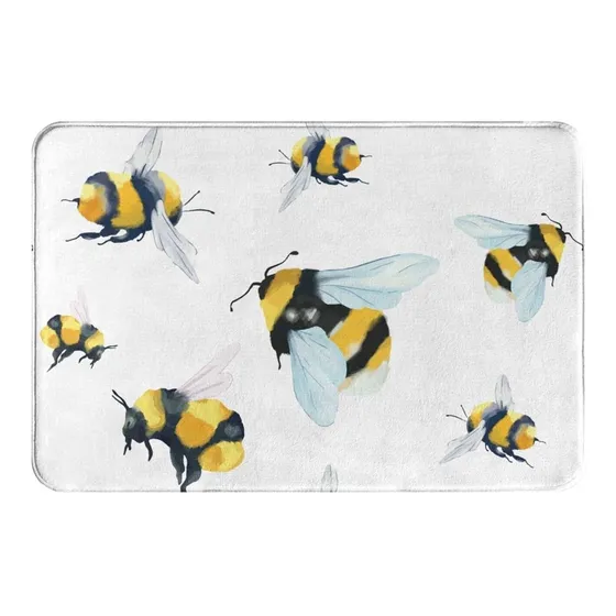 Alfombra Baño Para Felpa Suave Lavable Antideslizante Ducha