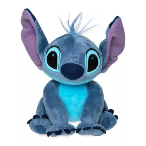 Peluche Lilo y Stitch Disney azul marino, celeste y lila tamaño pequeño