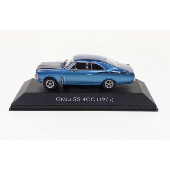Miniatura Chevrolet Opala SS-4CC 1975 Azul – Coleção Série Ouro Edição 07