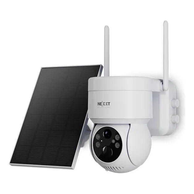 Camara De Seguridad Exterior Con Panel Solar Nexxt Nhc-op20s