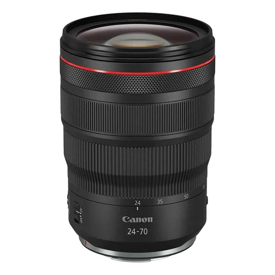 Canon RF 24-70mm F/2.8l lente com parasol