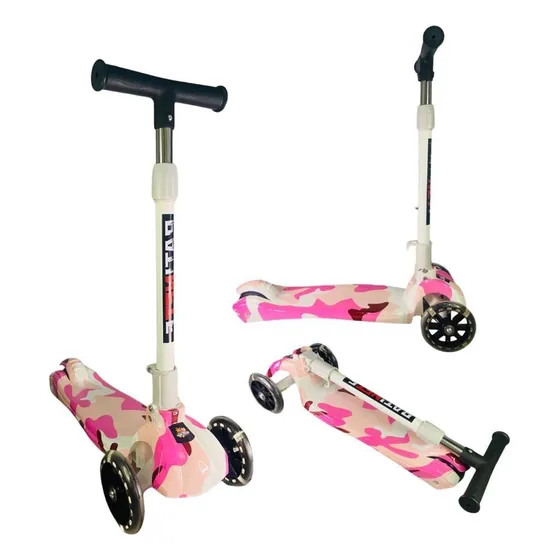 Patinete Infantil 3 Rodas Radical Crianças Menino E Menina