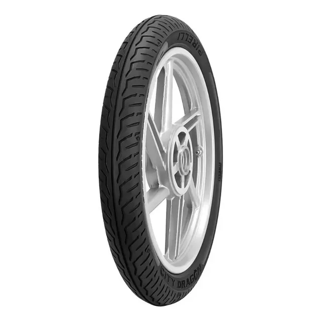 Pneu dianteira para moto Pirelli City Dragon sem câmara de 80/100-18 P 47 x 1 unidade
