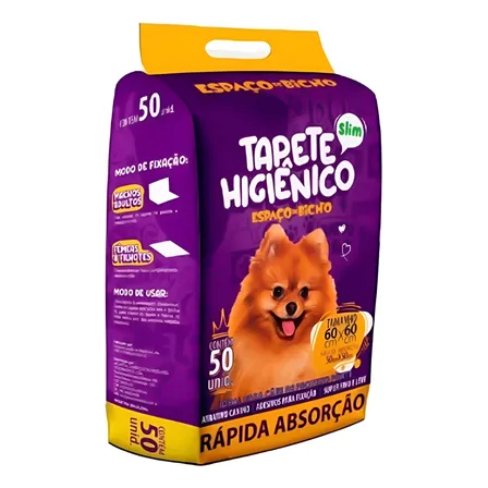 Tapete Higienico Espaço De Bicho 50 Unidades