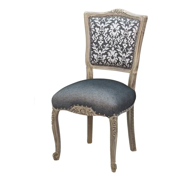 Silla Comedor Tapizada Provenzal Estilo Frances
