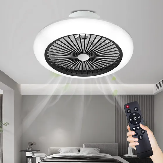Ventilador Techo Aspa Viniv 18  Luz Control Remoto Moderno 3