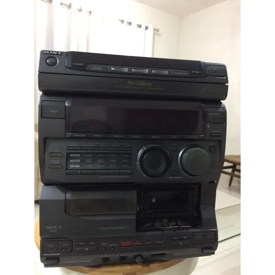 Micro System Sony Fh-g88av (ler Descriçâo) Preto 100 W