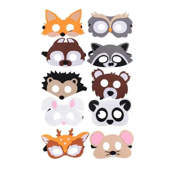 Antifaz De Animales, Máscara, Infantiles Lindos Diseños