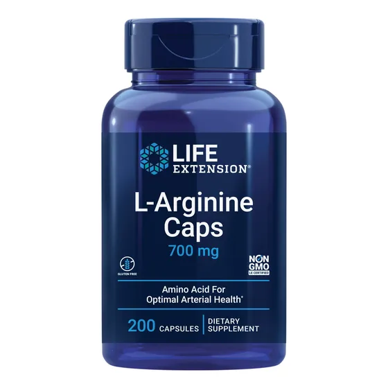 Suplemento Life Extension, Cápsulas De L-arginina, 700 Mg, C