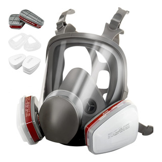 6800 Máscara De Gas De Rostro Completo Con 10 Filtros 6800 Máscara De Gas De Rostro Completo Con 10 Filtros