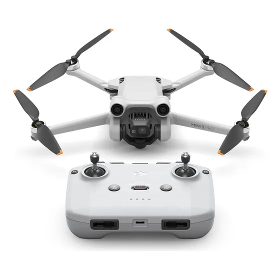 Drone Dji Mini 3 Pro Rc-n1 Fly More Kit - Dji028 Cor Prata