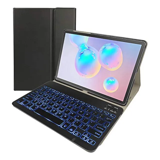 Funda Con Teclado Retroiluminado Para Samsung