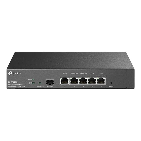Router Vpn Safestream Gigabit Multi-wan Con Puerto Sfp Tl-er