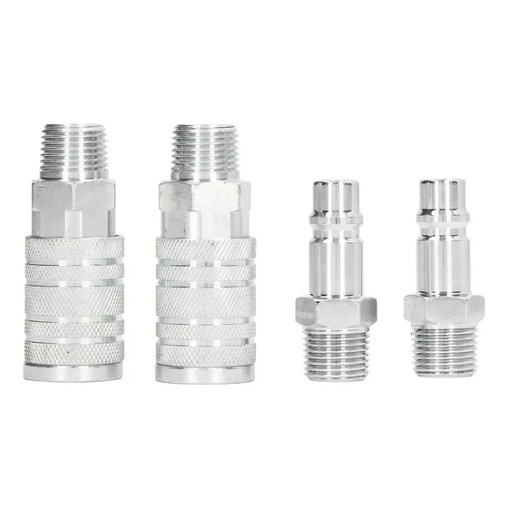 Z Conector De Manguera Npt De 1/2 Pulgada, 4 Piezas,