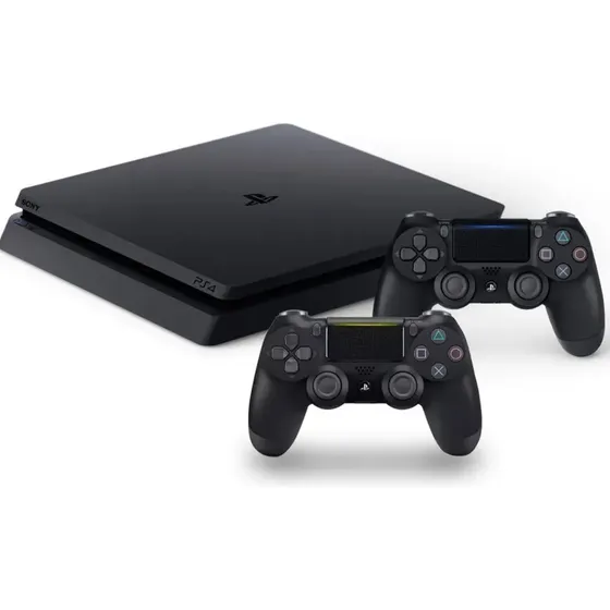 Playstation 4 Slim 500gb 2 Controles Cor Preto (Recondicionado)