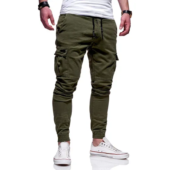 ( Calça Cargo Masculina Jogger Multi