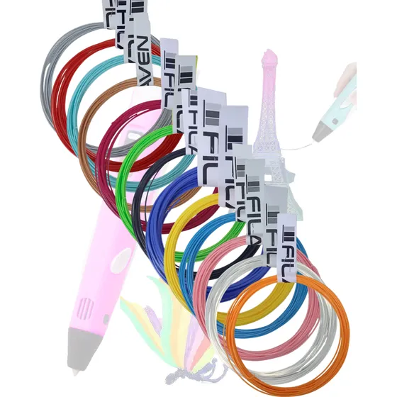 Filamento 3d Pla Pack 12 Colores Artillery