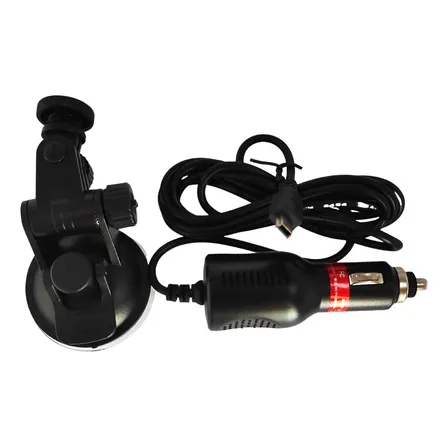 Kit Cargador De Auto Tipo V3 Más Soporte Ventosa Sjcam.