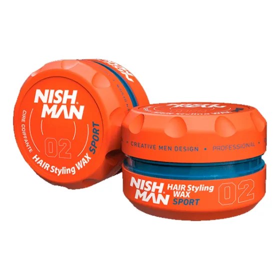 Cera Para Peinar Nishman Wax 02 Sport Tipo Aqua 150ml