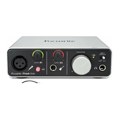 Interfaz De Audio Focusrite Itrack Solo Lightning Audio  B24