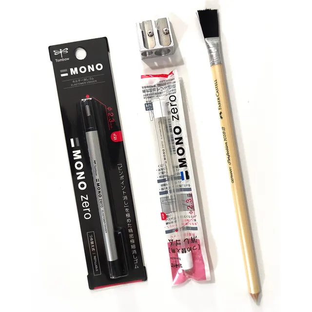 Kit De Borrador Monozero Para Dibujo Artístico+borr De Lápiz