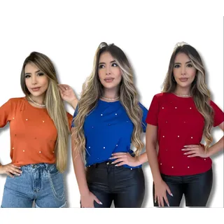 Kit 4 Blusa Com Perolas VerĂŁo De Fabrica Atacado Revenda Kit 4 Blusa Com Perolas VerĂŁo De Fabrica Atacado Revenda