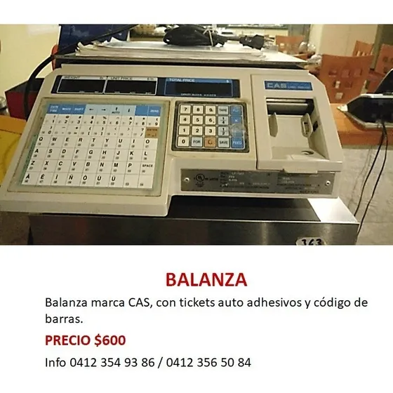 Balanza Marca Cas Modelo Lp-1000