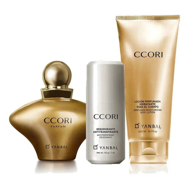 Set Ccori Perfume + Locion + Desodorante